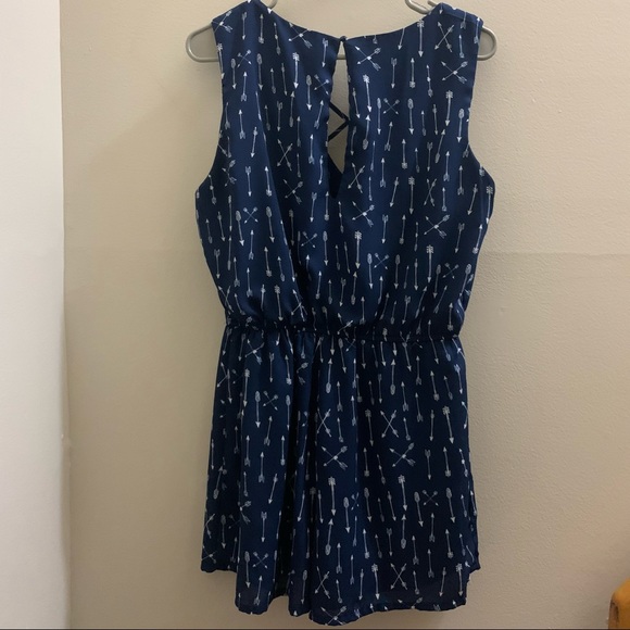 As U Wish romper.women’s size large. Navy blue. - Picture 2 of 3